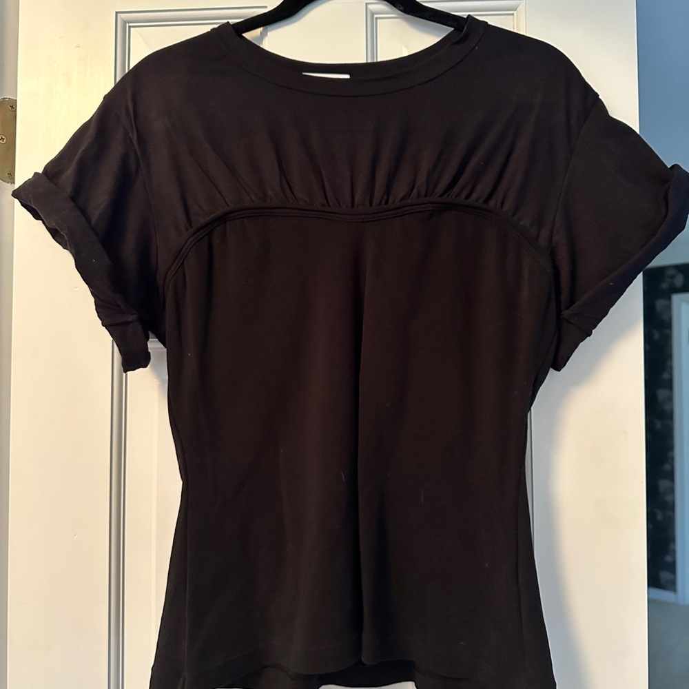 A.L.C. Black Short Sleeve Tee Size XL